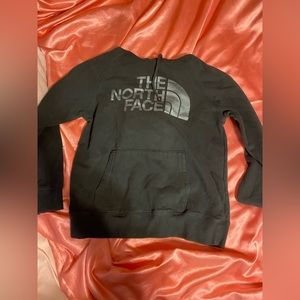 green north face hoodie